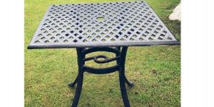 Cast Iron Square Garden Table