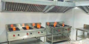Three Burner Cooking Range