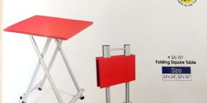 Square Wooden Folding Table
