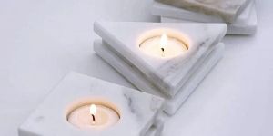 Marble Candle Holders
