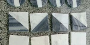 MARBLE INLAY COASTER