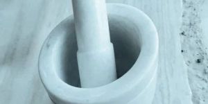 Marble Mortar Pestle Set