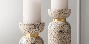 Stylish Marble Candle Holder