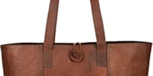 Vintage Leather Tote Bag