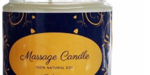 Natural Wax Body Massage Candles