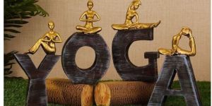 Yoga Word Sculpture