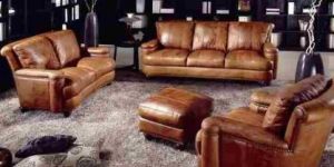 Leather Vintage Sofa Set