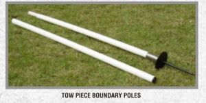 Two Piece Boundary Poles