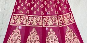 Pure Khaddi Georgette Handloom Banarasi Lehenga Choli