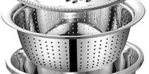 Stainless Steel Basin Colander Set