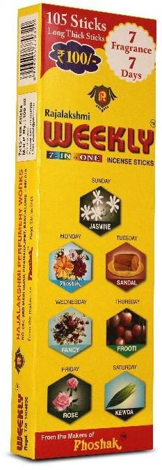 WEEKLY 7 in 1 105 Incense Sticks