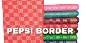 Pepsi Border Jacquard Fabric