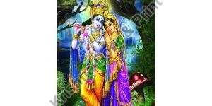 Radha Krishna Printed Door Skin