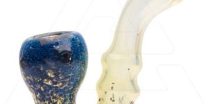 Sherlock Silver Glass Pipe