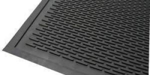 Wave Design Scraper Rubber Mat