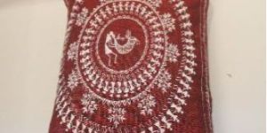 Warli Hand Painted Cushion Cover
