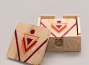 Warli Handpainted Coaster Set