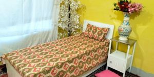 Maroon Single Bed Sheet
