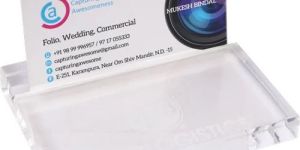 Visiting Card Holder Acrylic Paper Weight