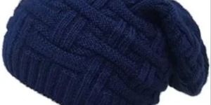 Winter Blue Beanie Caps