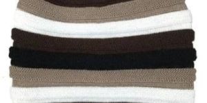 Winter Striped Beanie Caps