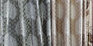 Marble Printed Eyelet Curtains