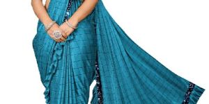 Designer Blue Saree