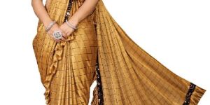 Designer Golden Saree
