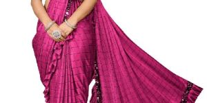 Designer Pink Saree
