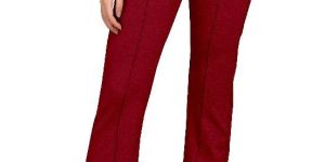 Ladies Red Lycra Trousers