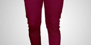 Mens Maroon 2 Way Lycra Track Pant