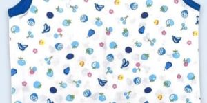 Pink Cotton Sleeveless Velcro Jhabla for Kids