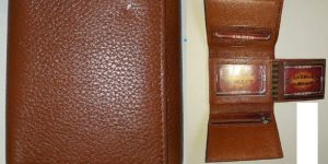 3 FOLD LEATHER WALLET