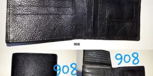 Mens Black Leather Wallets