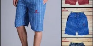 Mens Check Capris