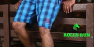 Mens Checked Bermuda