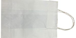 Virgin White Shopping Bags