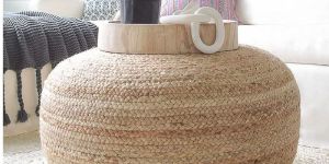 Jute Pouf
