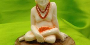 Gold Leafing Swami Samarth Statue