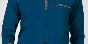 Mens Cotton Plain Shirt