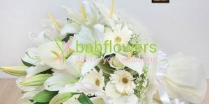 White Softness Flower Bouquet
