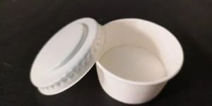 Round White Paper Containers