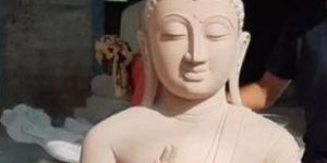 Sandstone Sarnath Buddha Statue
