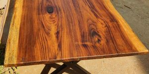 Customized Solid Wood Live Edge Table
