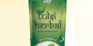 Tulsi Herbal Zipper Pouch Premium Green Natural Incense Sticks