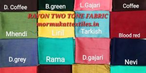 Rayon Two Tone Fabric