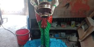 FRP WATER LADY Statue