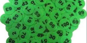 Numerical Plastic Tokens