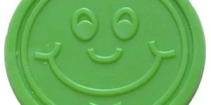 Smiley Face Plastic Tokens