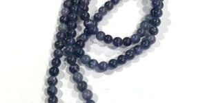Snowflake Obsidian Jaap Mala Rosery for Pooja and Astrology (108+1 Beads; Bead Size : 6 mm)